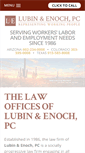 Mobile Screenshot of lubinandenoch.com