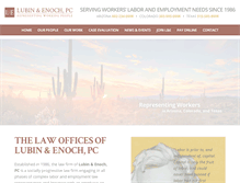 Tablet Screenshot of lubinandenoch.com
